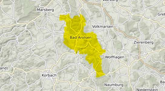 Immobilienpreisekarte Bad Arolsen